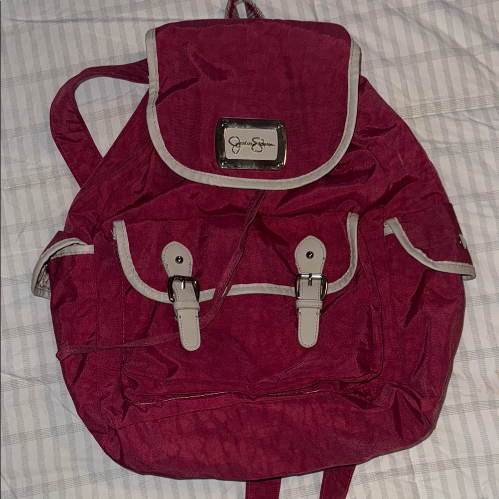 Jessica Simpson Magenta Backpack - Picture 5 of 5